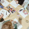 Kids School Holiday Posy Painting Workshop