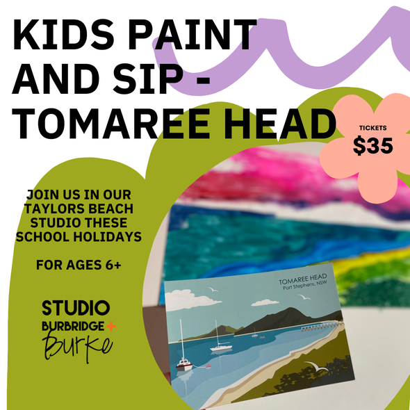 Kids School Holiday Paint and Sip Workshop